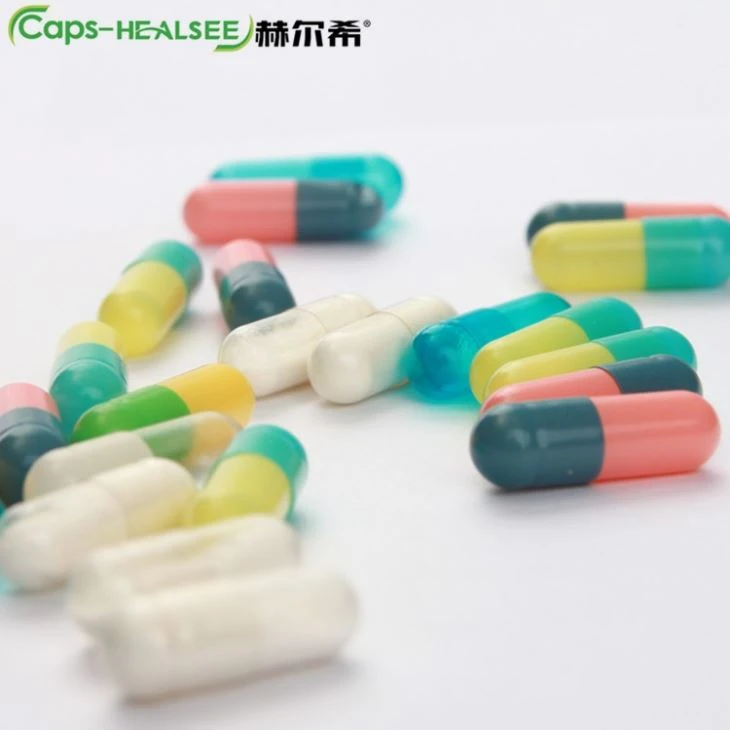Clear And Color Empty Vegetable Capsule